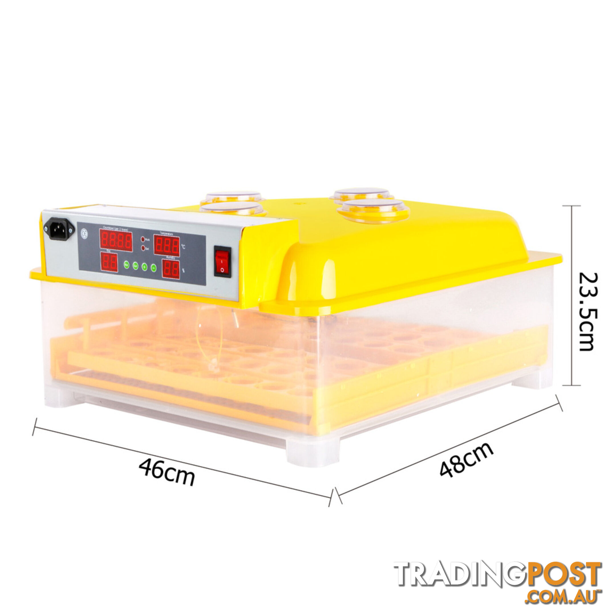 Automatic 48 Egg Incubator Yellow