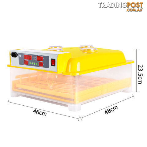 Automatic 48 Egg Incubator Yellow