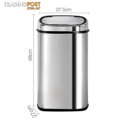 Stainless Steel Motion Sensor Rubbish Bin _ÑÐ 58L - photo 2 of 9