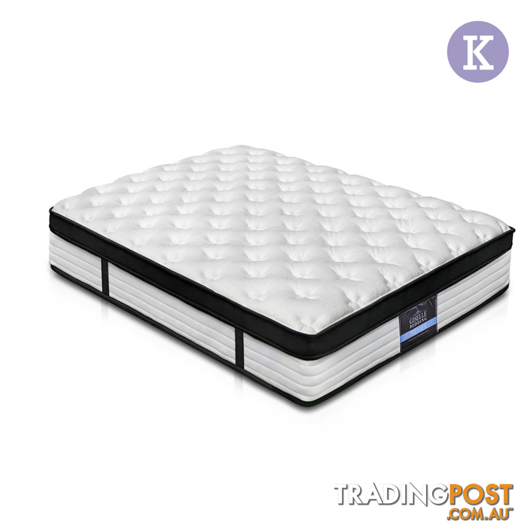 Giselle Bedding Euro Top Mattress - King