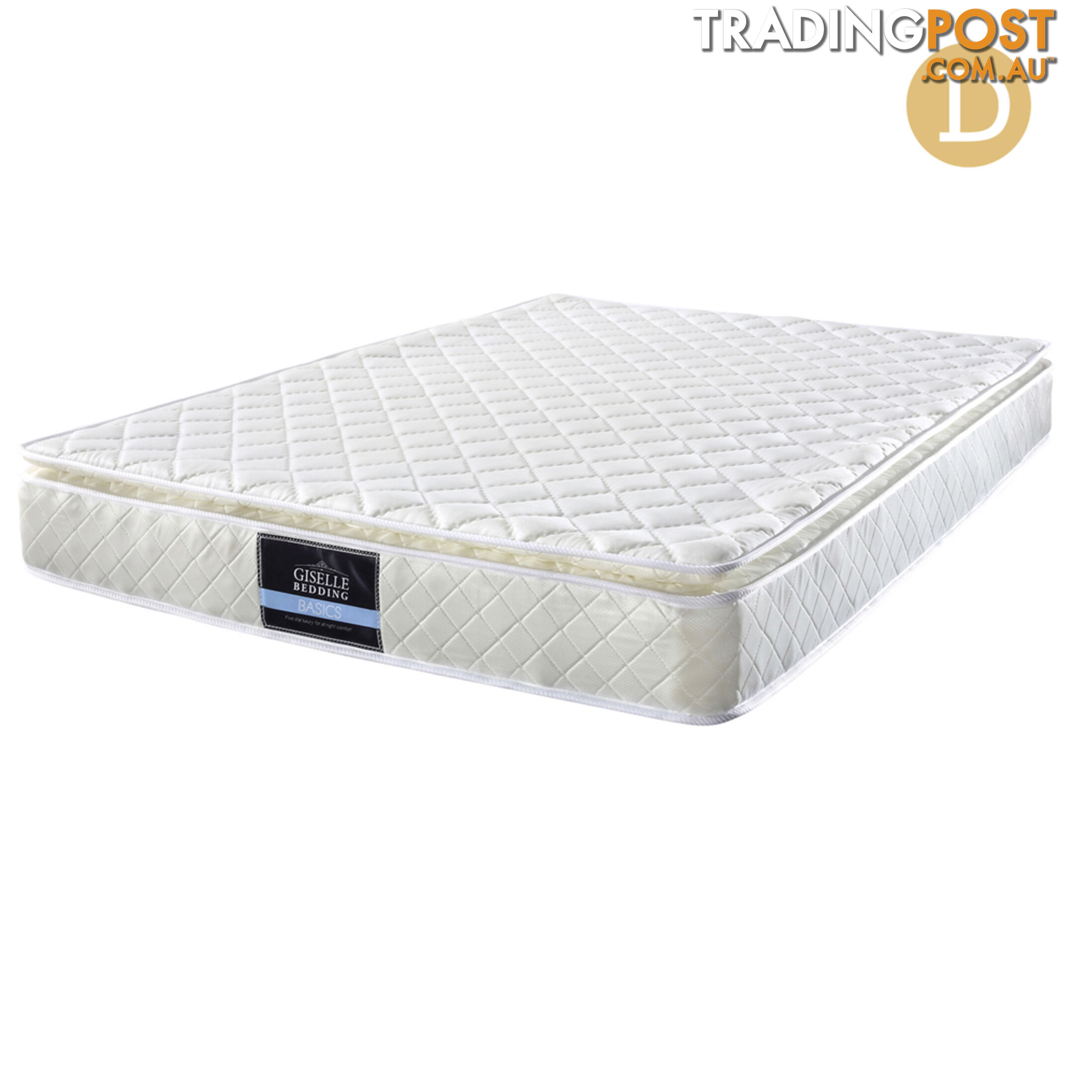 Pillow Top Pocket Spring Mattress 22cm Double