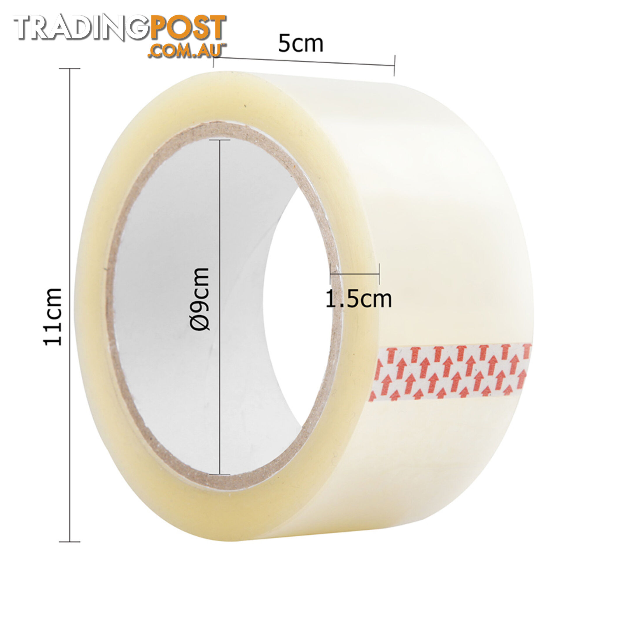 108 Rolls Transparent Packing Tape