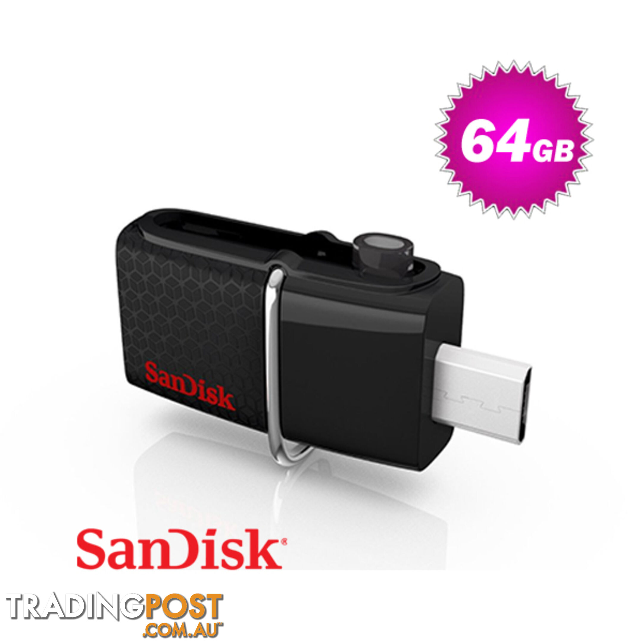 Sandisk SDDD2-064G OTG-64G Ultra Dual USB 3.0 Pen Drive