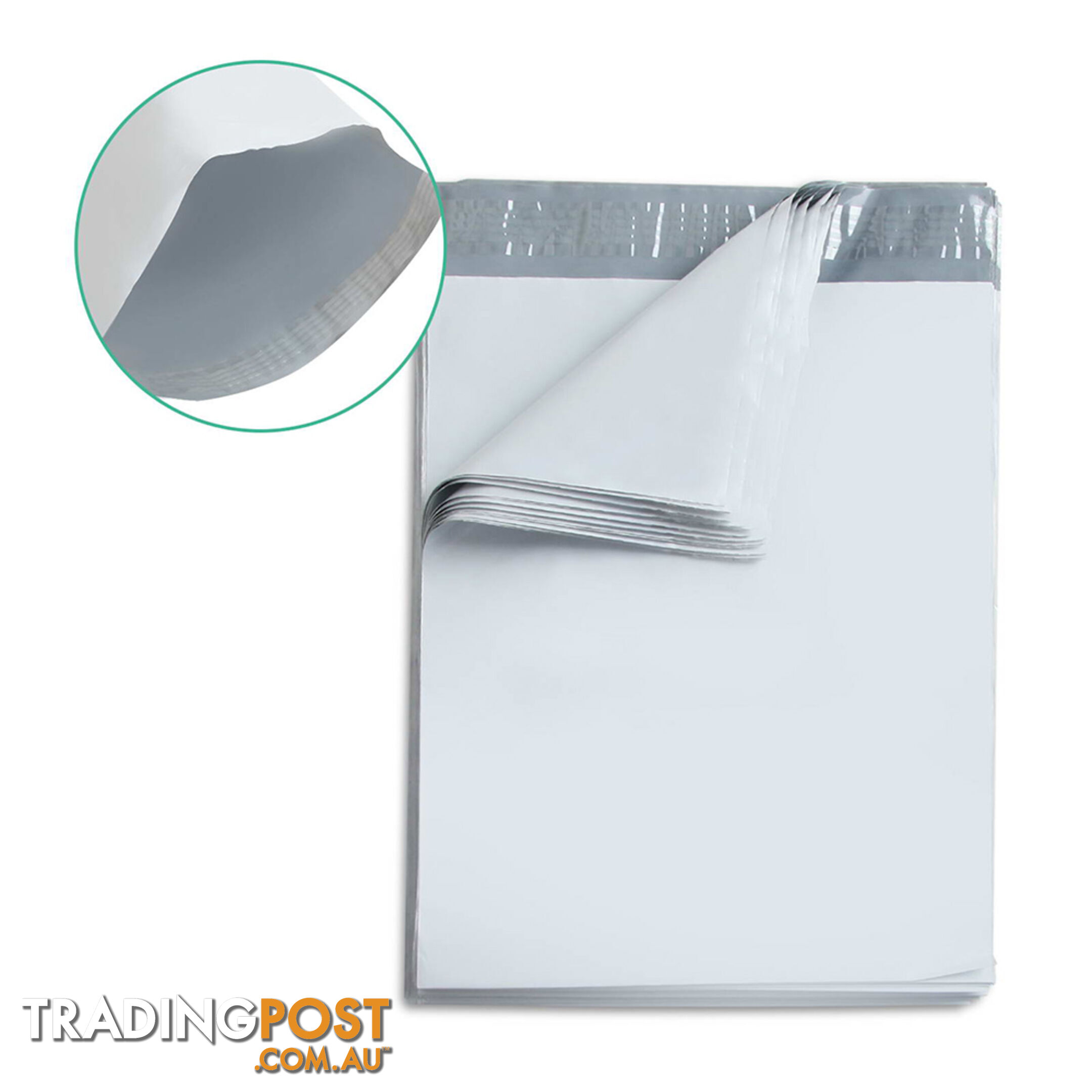 Set of 200 Poly Mailer Bags - 225 x 330mm