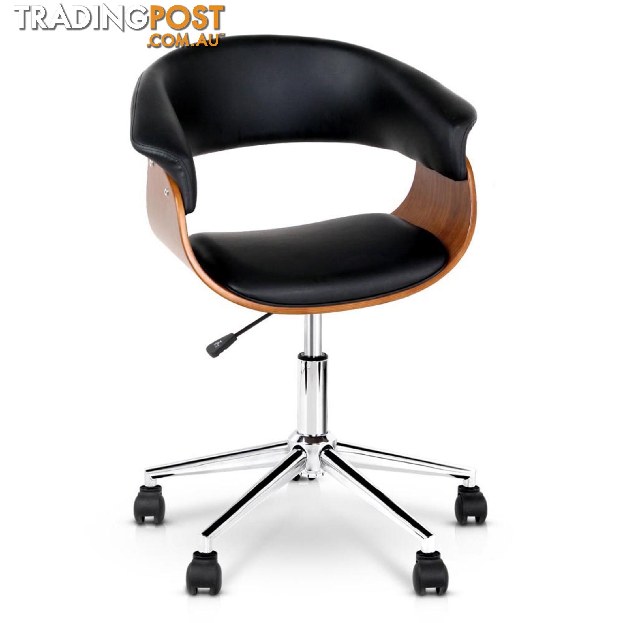 PU Leather Curved Office Chair