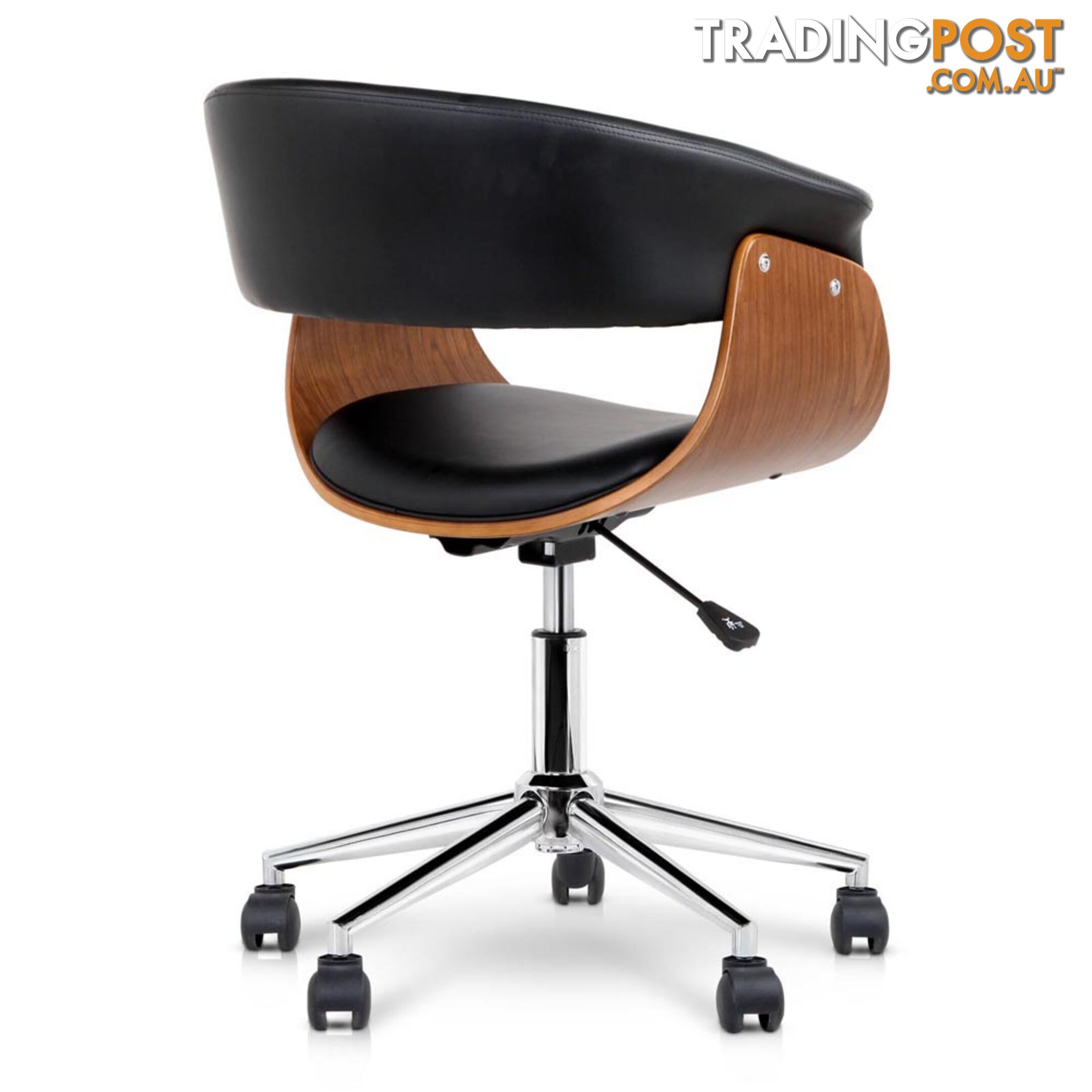 PU Leather Curved Office Chair