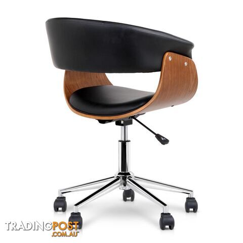 PU Leather Curved Office Chair