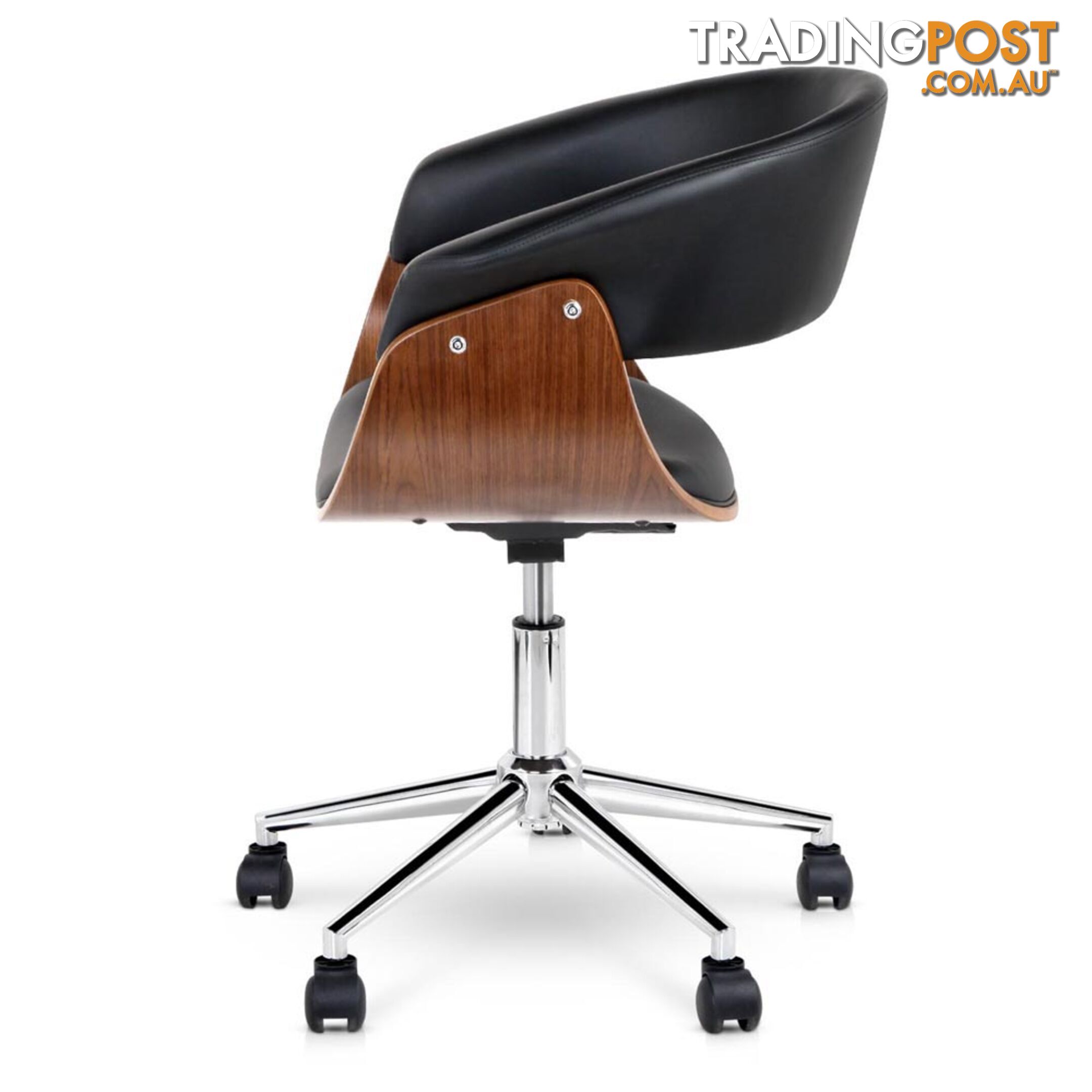 PU Leather Curved Office Chair