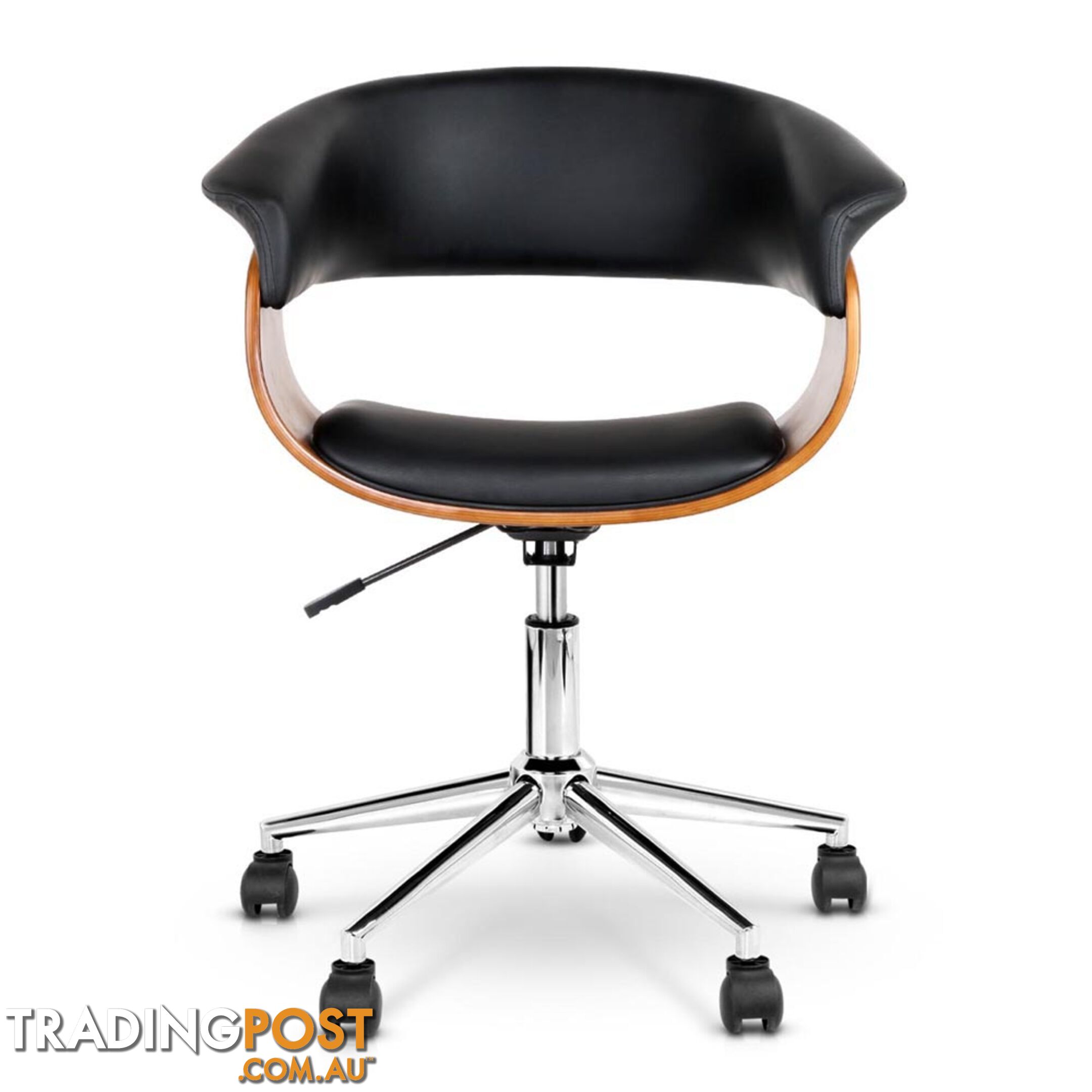 PU Leather Curved Office Chair