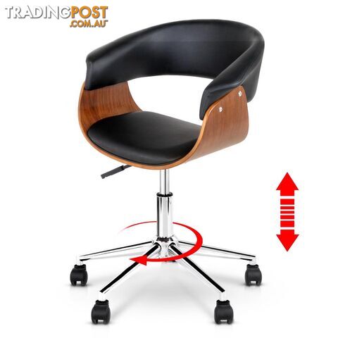 PU Leather Curved Office Chair