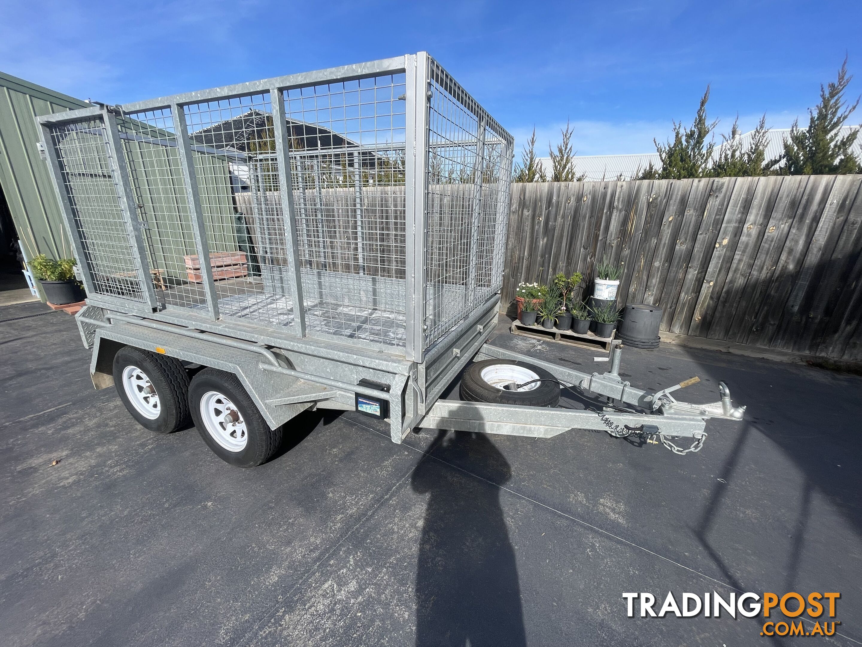 9’x5’ Galvanised Cage trailer