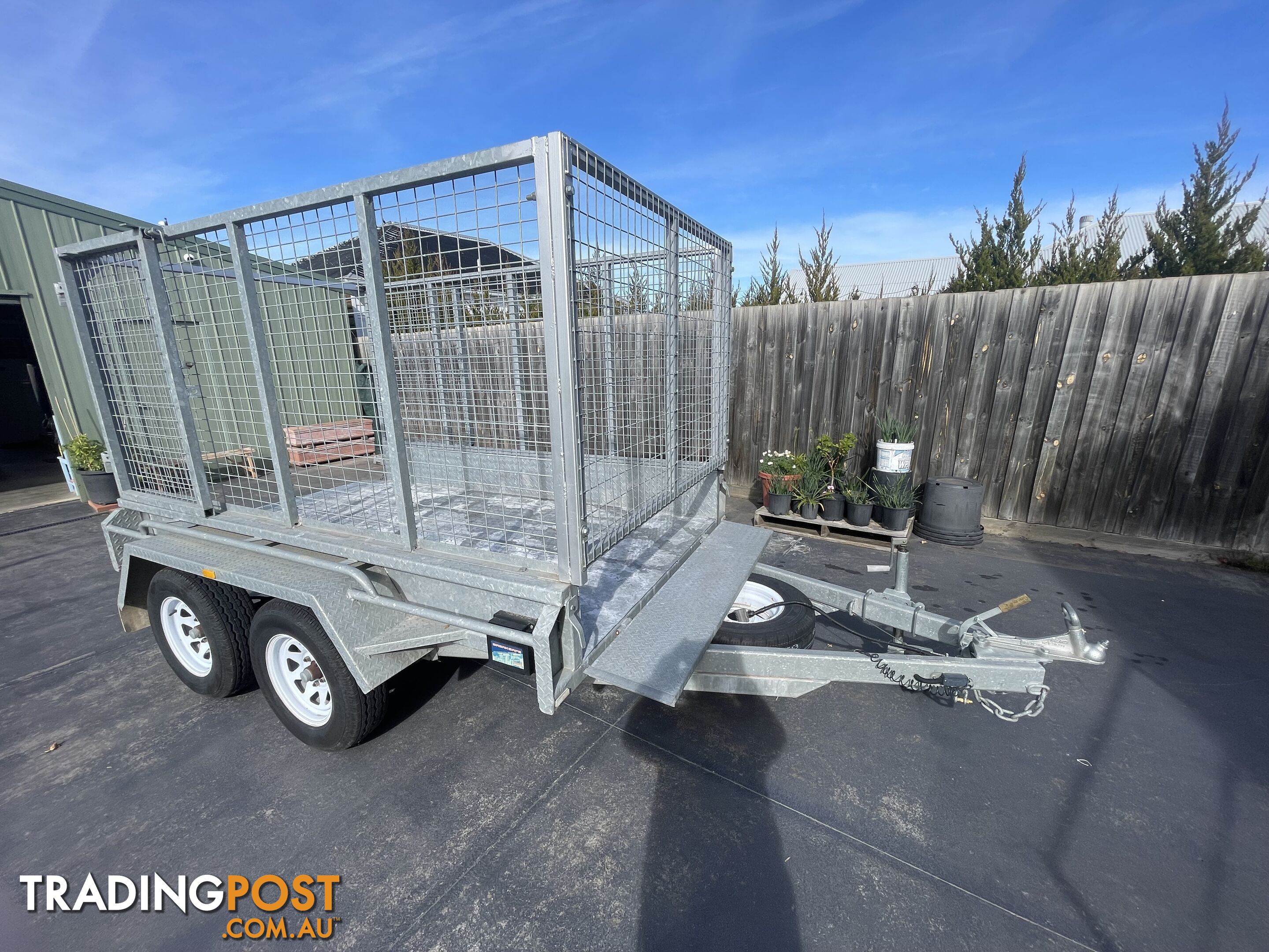 9’x5’ Galvanised Cage trailer