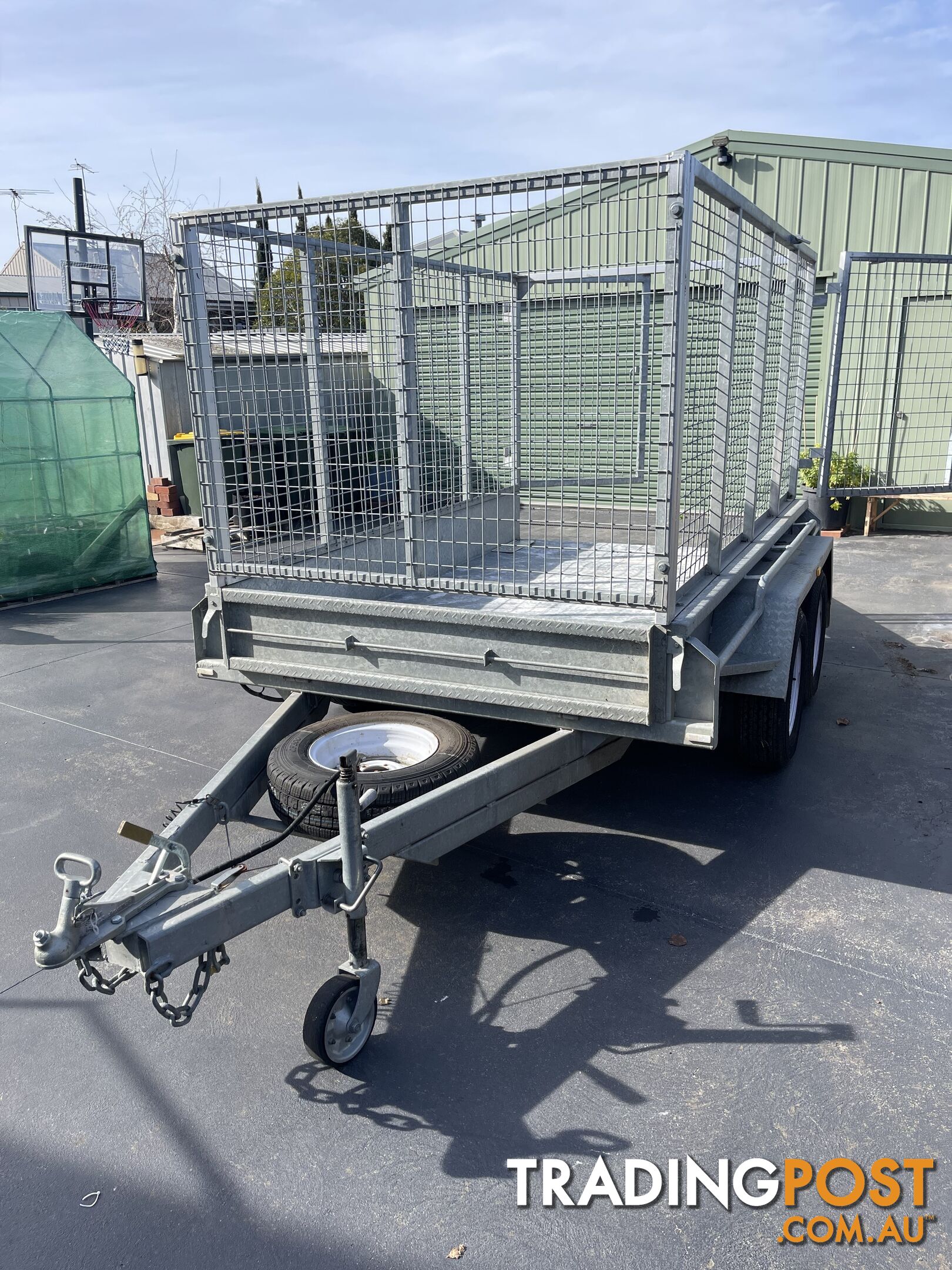 9’x5’ Galvanised Cage trailer