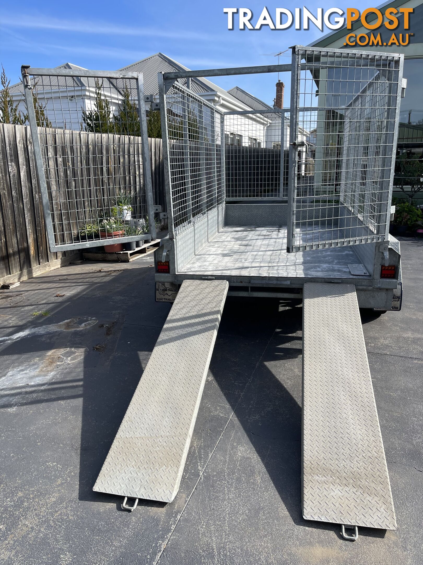 9’x5’ Galvanised Cage trailer