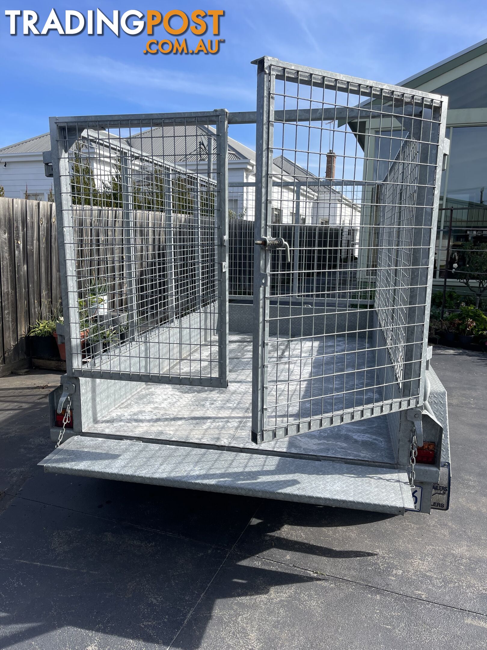 9’x5’ Galvanised Cage trailer