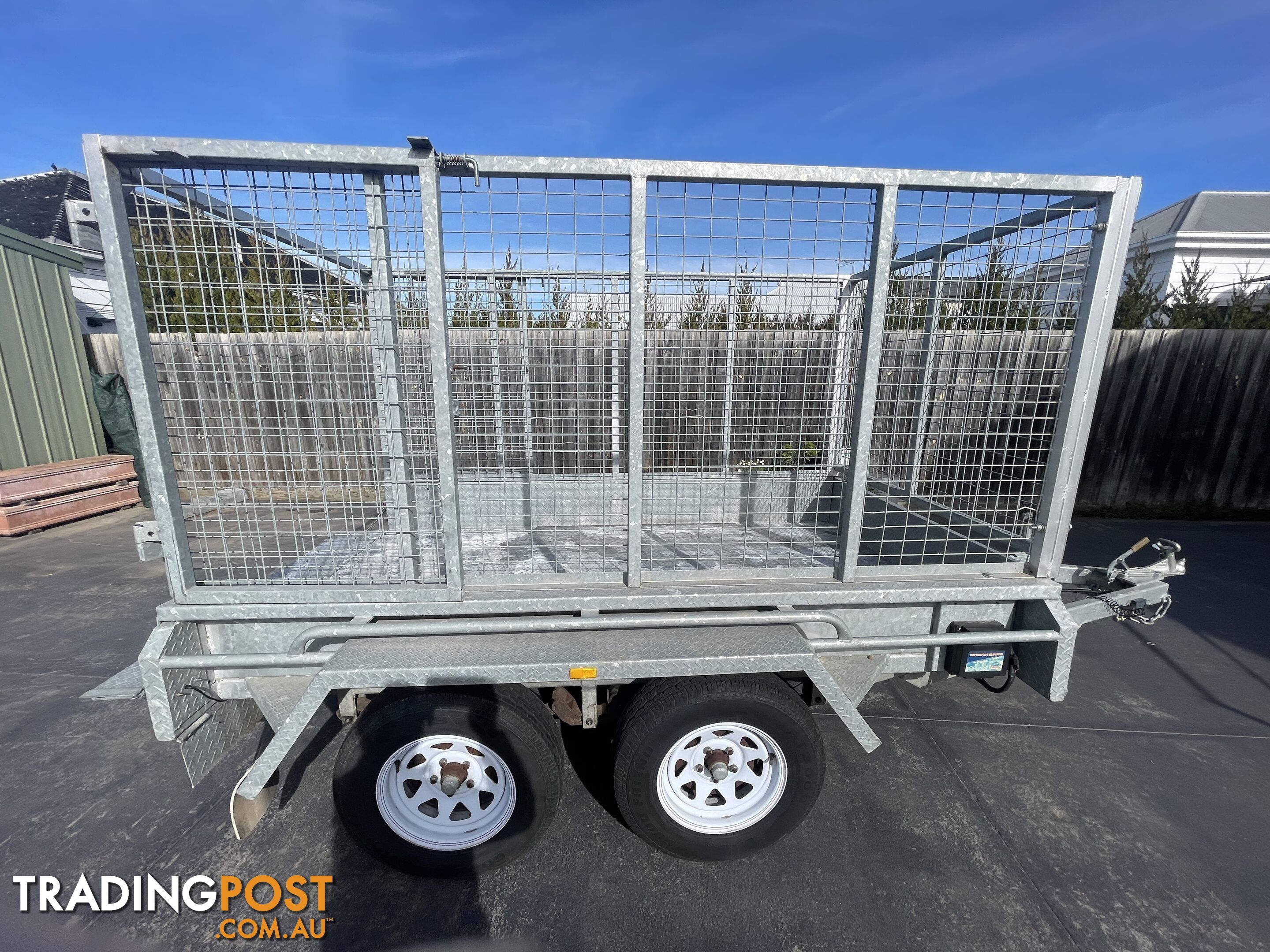 9’x5’ Galvanised Cage trailer