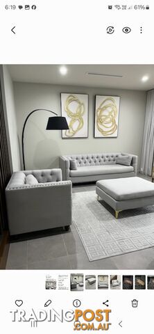 2.5 Seater Lounge,  One Seater and Ottoman