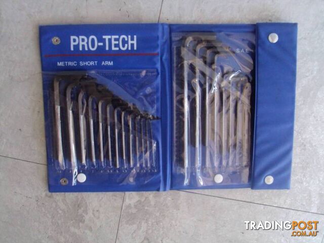 AS NEW Protect Australian 25 piece Hex Key Wrench Set-metric and