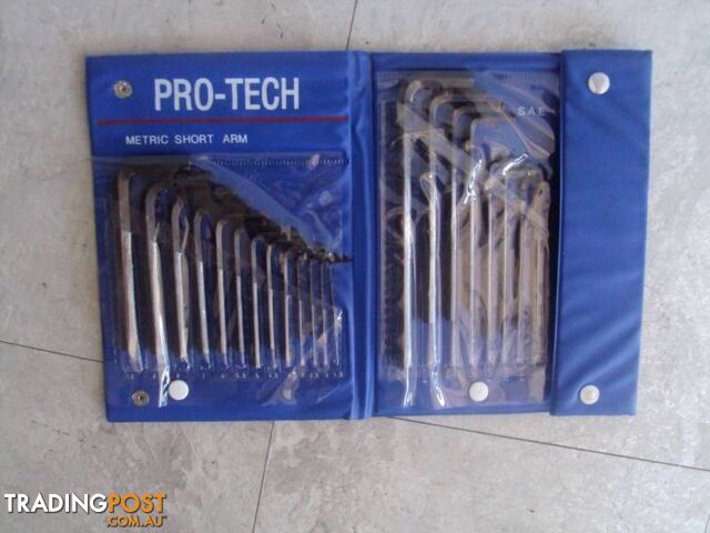 AS NEW Protect Australian 25 piece Hex Key Wrench Set-metric and