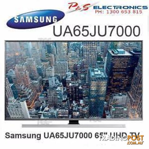 Samsung 65_ 4K UHD SMART TV-UA65JU7000--1 YR WARRANTY