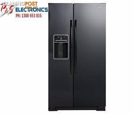 Whirlpool Side By Side Fridge Black 608L_ Model: 6WSC20C6YB