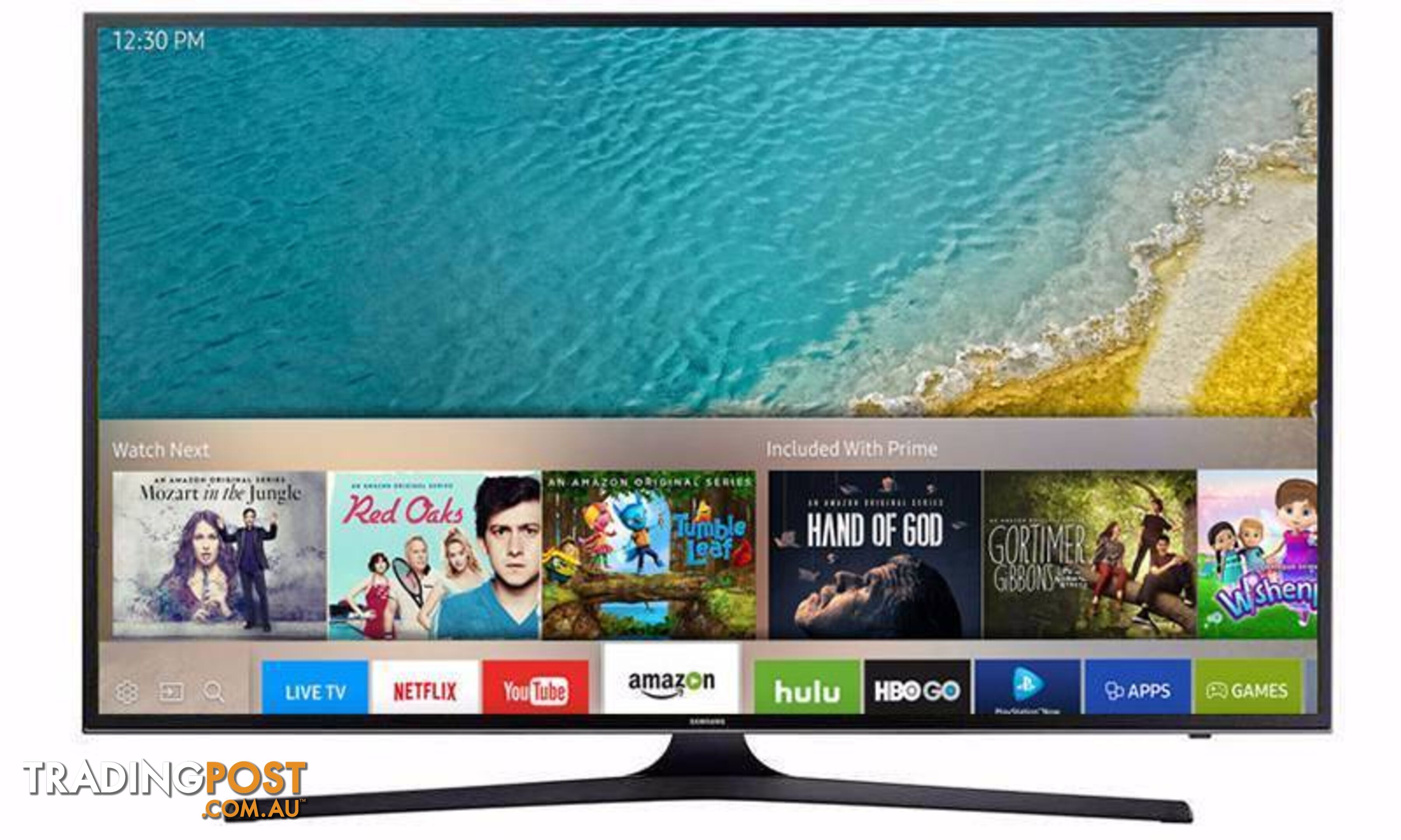 Samsung - 55" 4K UHD HDR Smart LED LCD TV--UA55KU6000