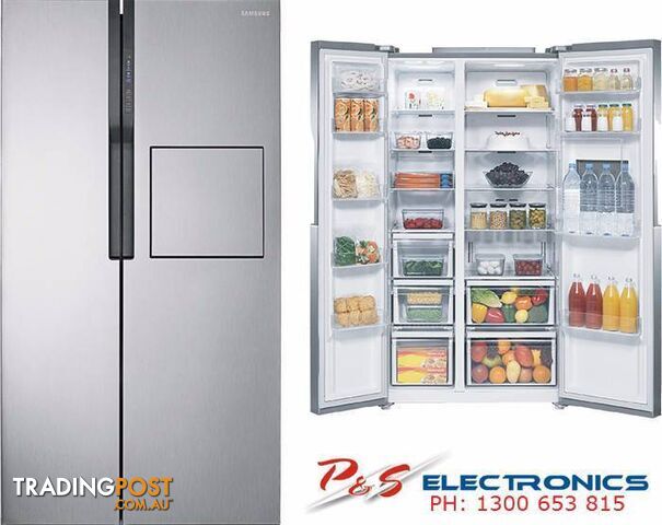 Samsung - 603L Side by Side Fridge- SRS603HLS 1 YEAR WARRANTY