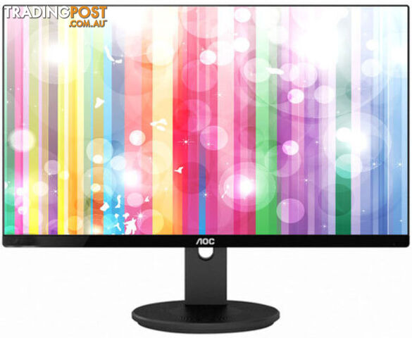 AOC 23.8' IPS 5ms Full HD Frameless Business Monitor - VGA/HDMI/DP Speaker VESA100mm