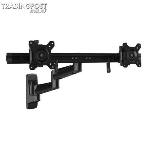 StarTech Wall Mount Dual Monitor Arm - For Two 15"-24" Monitors - Steel
