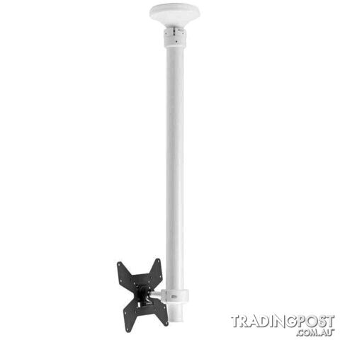 Atdec TH-1040-CTS Telehook LCD Ceiling Mount for10"-40" - WHITE