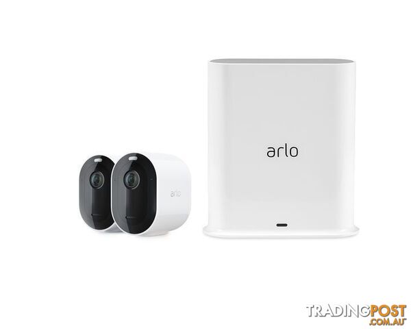 Arlo Pro 3 2K QHD Wire-Free Security 2-Camera System - VMS4240P