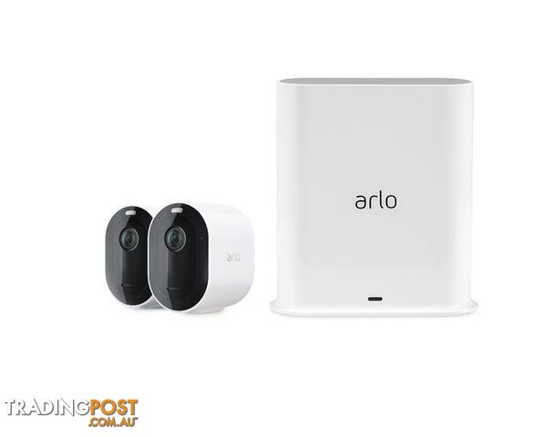 Arlo Pro 3 2K QHD Wire-Free Security 2-Camera System - VMS4240P