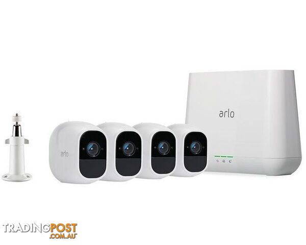 Arlo Pro 2 Smart Security System with 4 Cameras VMS4430P