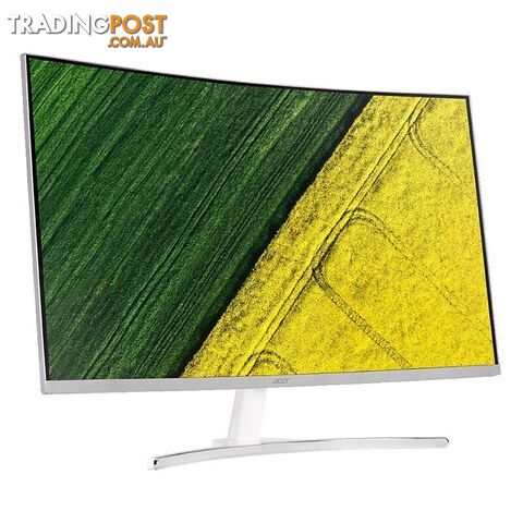 Acer ED322QA 31.5" 75Hz FHD FreeSync HDR VA Curved Gaming Monitor - Silver