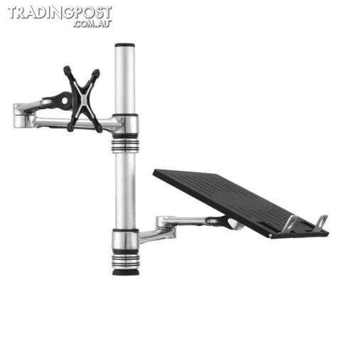 Atdec Visidec Focus Articulated Arm for Monitors & Notebook Tray Combo