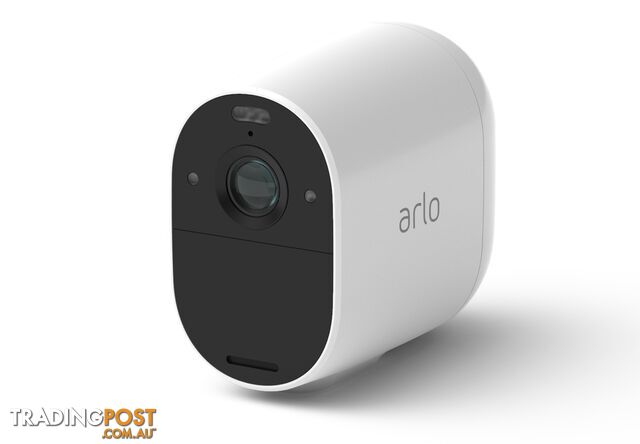 Arlo Essential Spotlight Camera Wire-Free 1080p Color Night Vision  Indoor/Outdoor