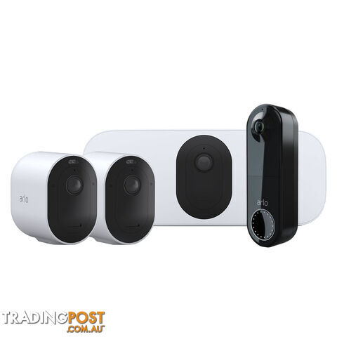 Arlo The Everyday Bundle - Arlo Pro 4 + Doorbell + Floodlight camera