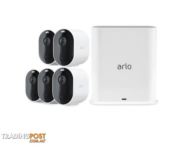 Arlo Pro 3 2K QHD Wire-Free Security 5-Camera System