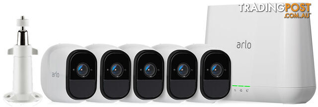 Arlo VMS4530 Arlo Pro Wire-Free HD Camera Security System with 5 HD Cameras