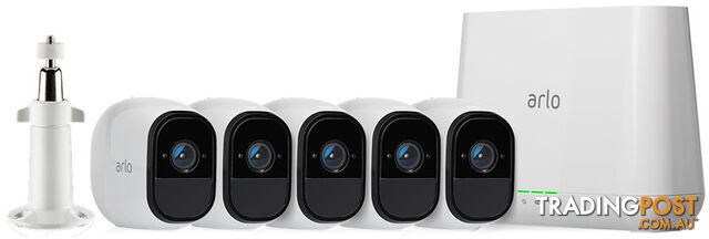 Arlo VMS4530 Arlo Pro Wire-Free HD Camera Security System with 5 HD Cameras