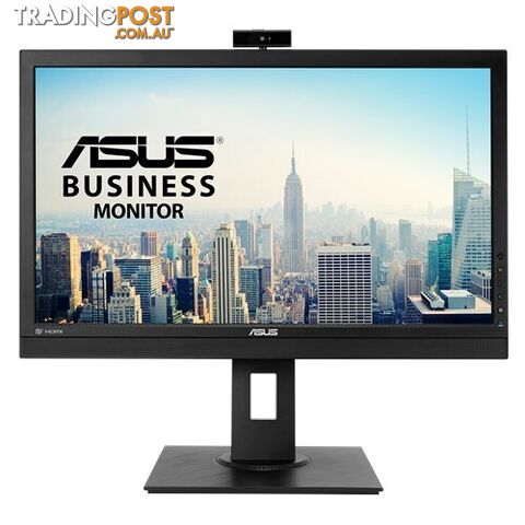 Asus BE24DQLB 23.8" FHD IPS Video Conferencing Monitor With Integrated Full HD Webcam - Mic Array, Stereo Speakers, Mini-PC Mount Kit