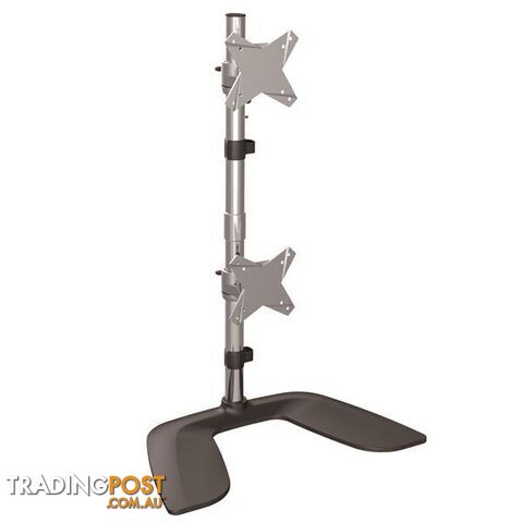 StarTech Vertical Dual-Monitor Stand - Aluminum ARMDUOVS