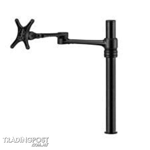 Atdec AF-AT Single Pole Articulated Arm Stand - Black