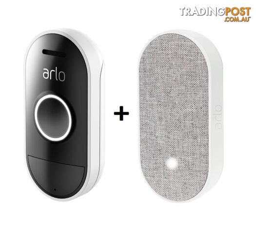 Arlo Audio Doorbell  + Smart Chime Speaker ( Bundle Pack )