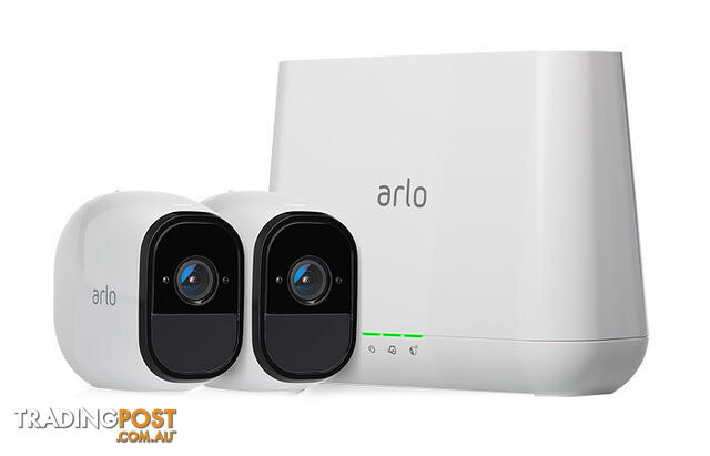 Arlo VMS4230 Arlo Pro Wire-Free HD Camera Security System with 2 HD Cameras