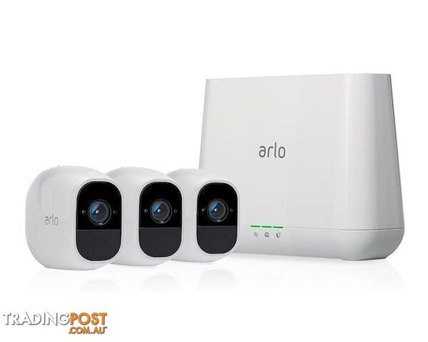 Arlo Pro 2 Smart Security System with 3 Cameras (VMS4330P)