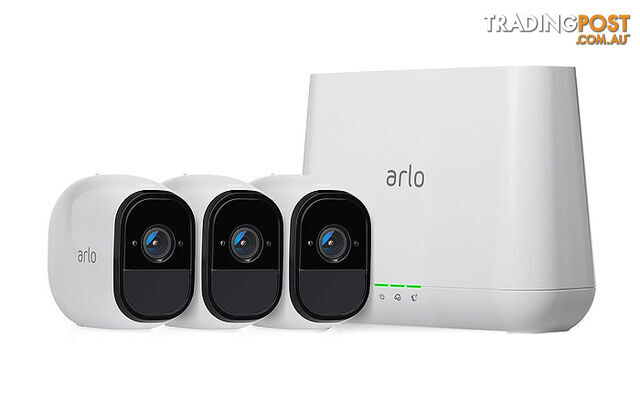 Arlo VMS4330 Arlo Pro Wire-Free HD Camera Security System with 3 HD Cameras