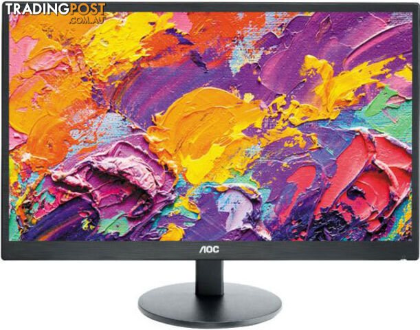 AOC 27' 1ms Full HD Narrow Bezel Monitor - HDMI/DVI/VGA,Tilt,VESA100,Speaker