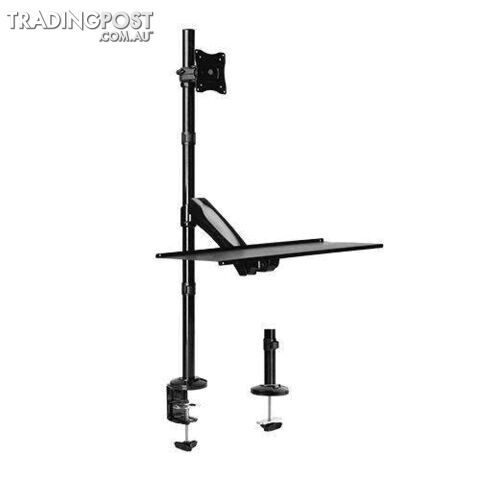 Brateck Single Monitor Sit-Stand Workstation for 13"-27" LCD Monitors
