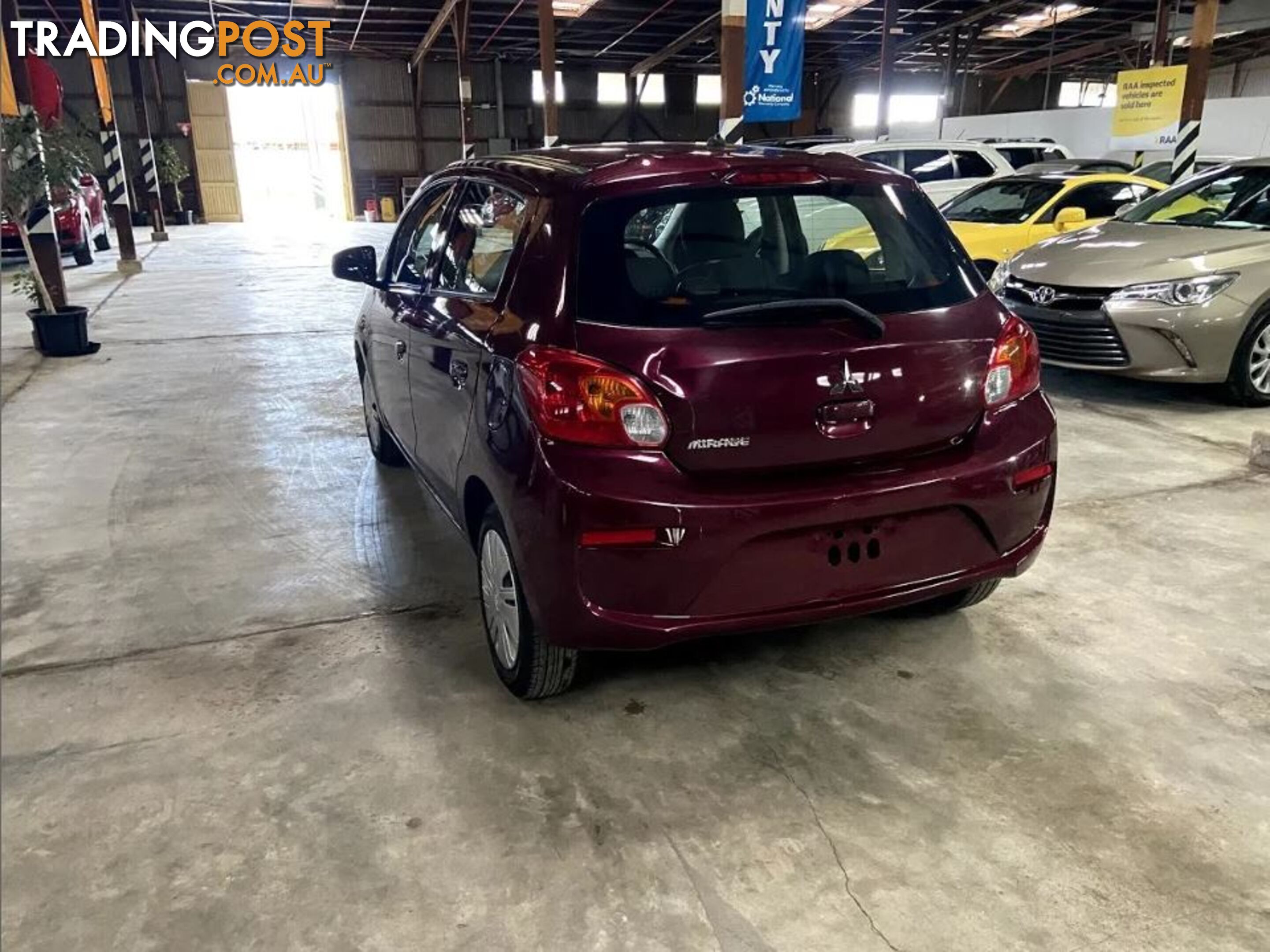 2017 MITSUBISHI MIRAGE ES LA MY18 5D HATCHBACK